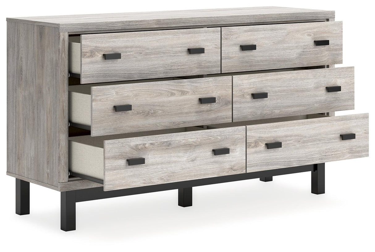 Vessalli Two-tone Dresser by Ashley at Eve Furniture