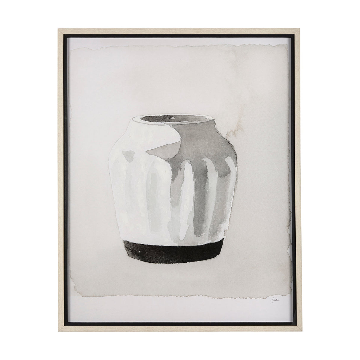 VesseII by Mercana Studio a Hand Embellished Textured Framed Art Print Matted under Glass by Mercana at Eve Furniture