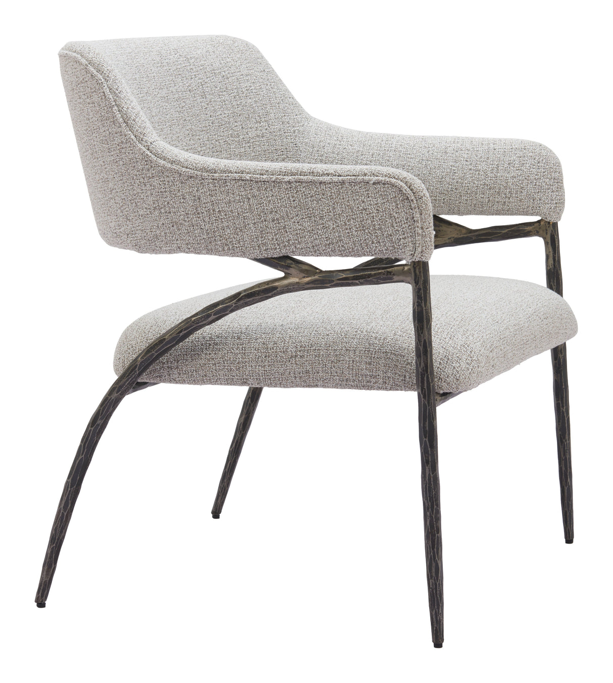 Vesterboro Gray Accent Chair by Zuomod at Eve Furniture