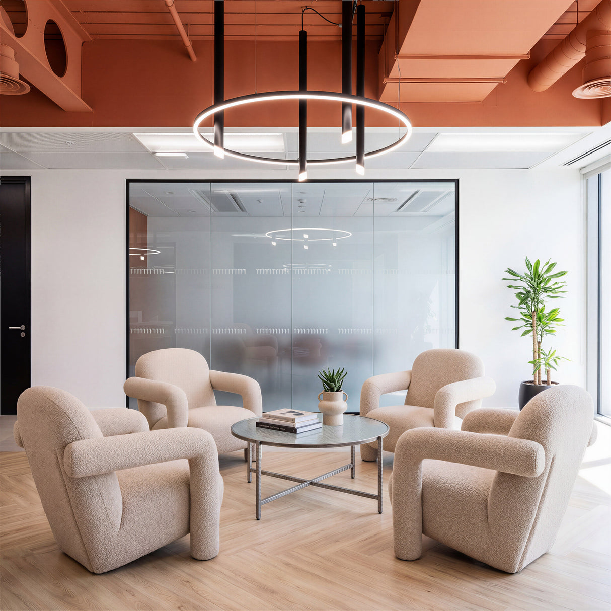 Vetro Silver Coffee Table by Zuomod at Eve Furniture