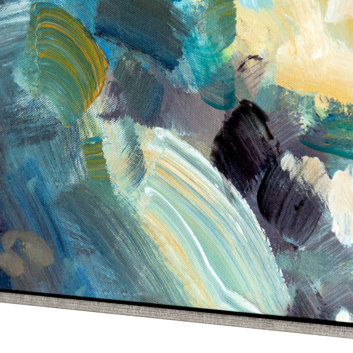 Vibrant Hills Blue/Green Canvas by Crestview at Eve Furniture