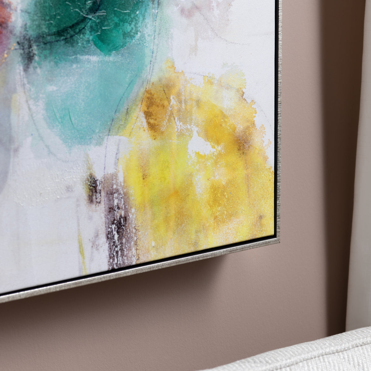 Vibrant Rings Multi Canvas by Crestview at Eve Furniture