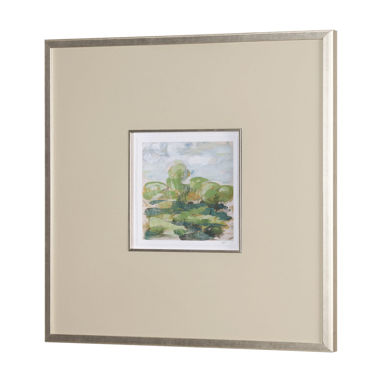 Vibrant View II by Mercana Studio a Hand Embelished Textured Framed Art Print Matted under Glass by Mercana at Eve Furniture