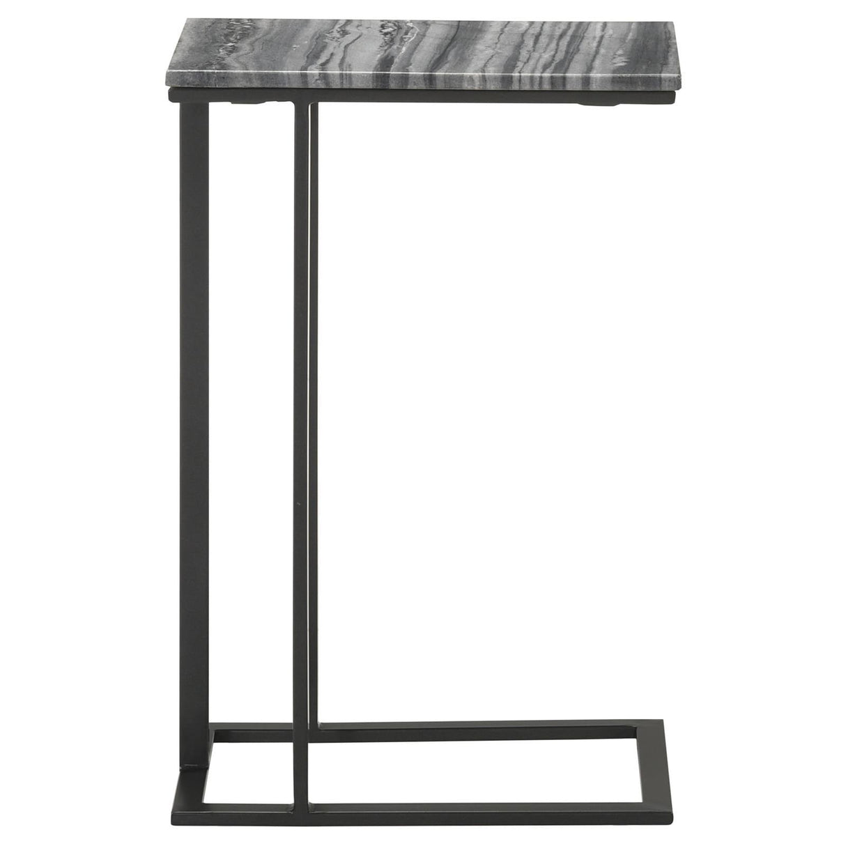 Vicente Gray Accent Table with Marble Top by Coaster at Eve Furniture