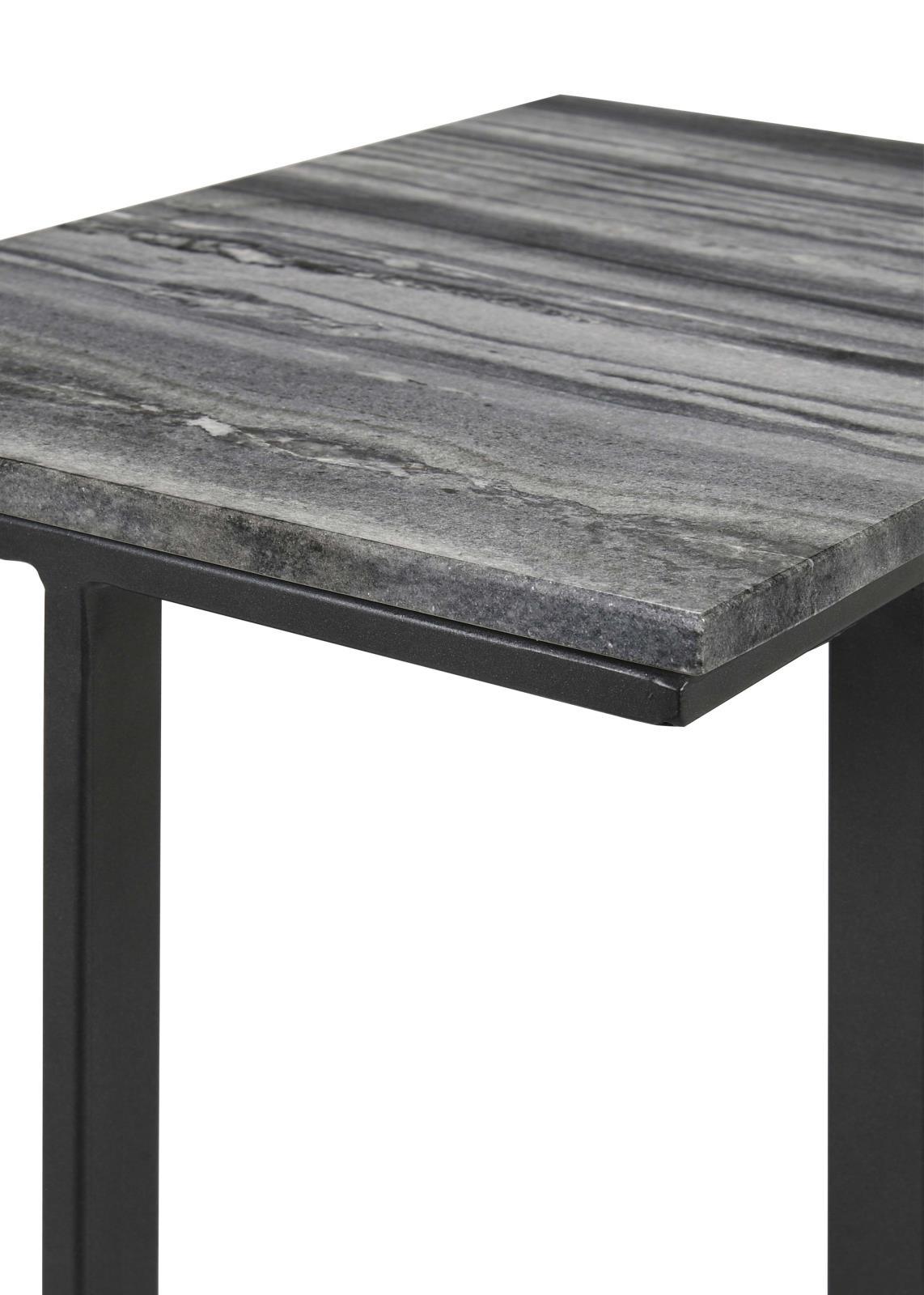 Vicente Gray Accent Table with Marble Top by Coaster at Eve Furniture