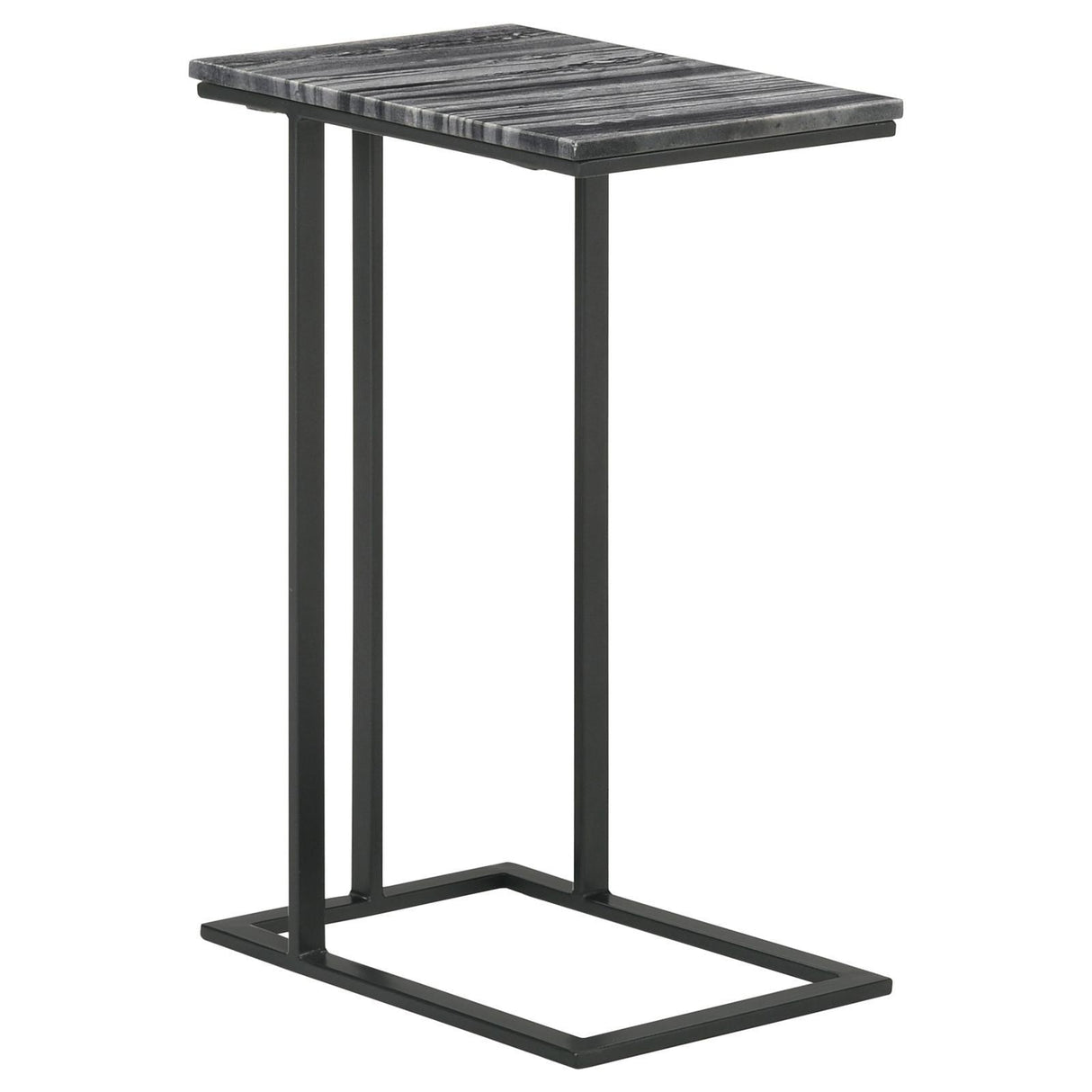 Vicente Gray Accent Table with Marble Top by Coaster at Eve Furniture