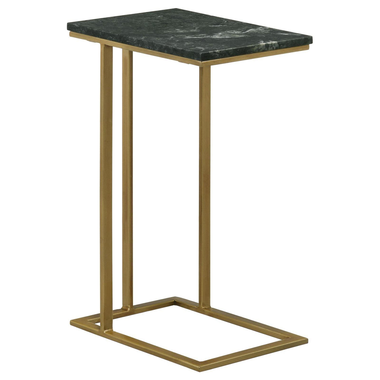 Vicente Gray Accent Table with Marble Top by Coaster at Eve Furniture