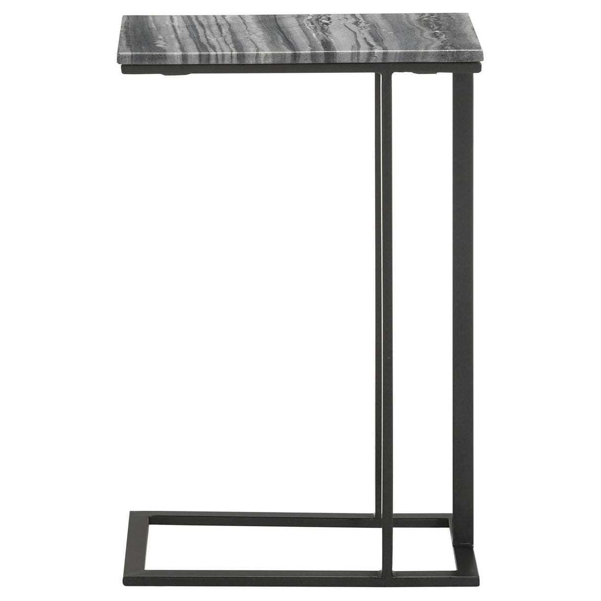Vicente Gray Accent Table with Marble Top by Coaster at Eve Furniture