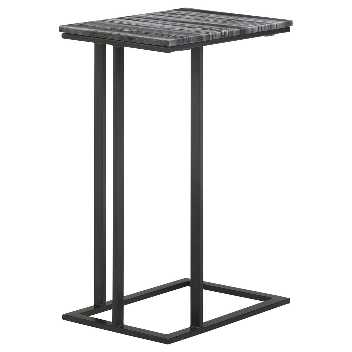 Vicente Gray Accent Table with Marble Top by Coaster at Eve Furniture