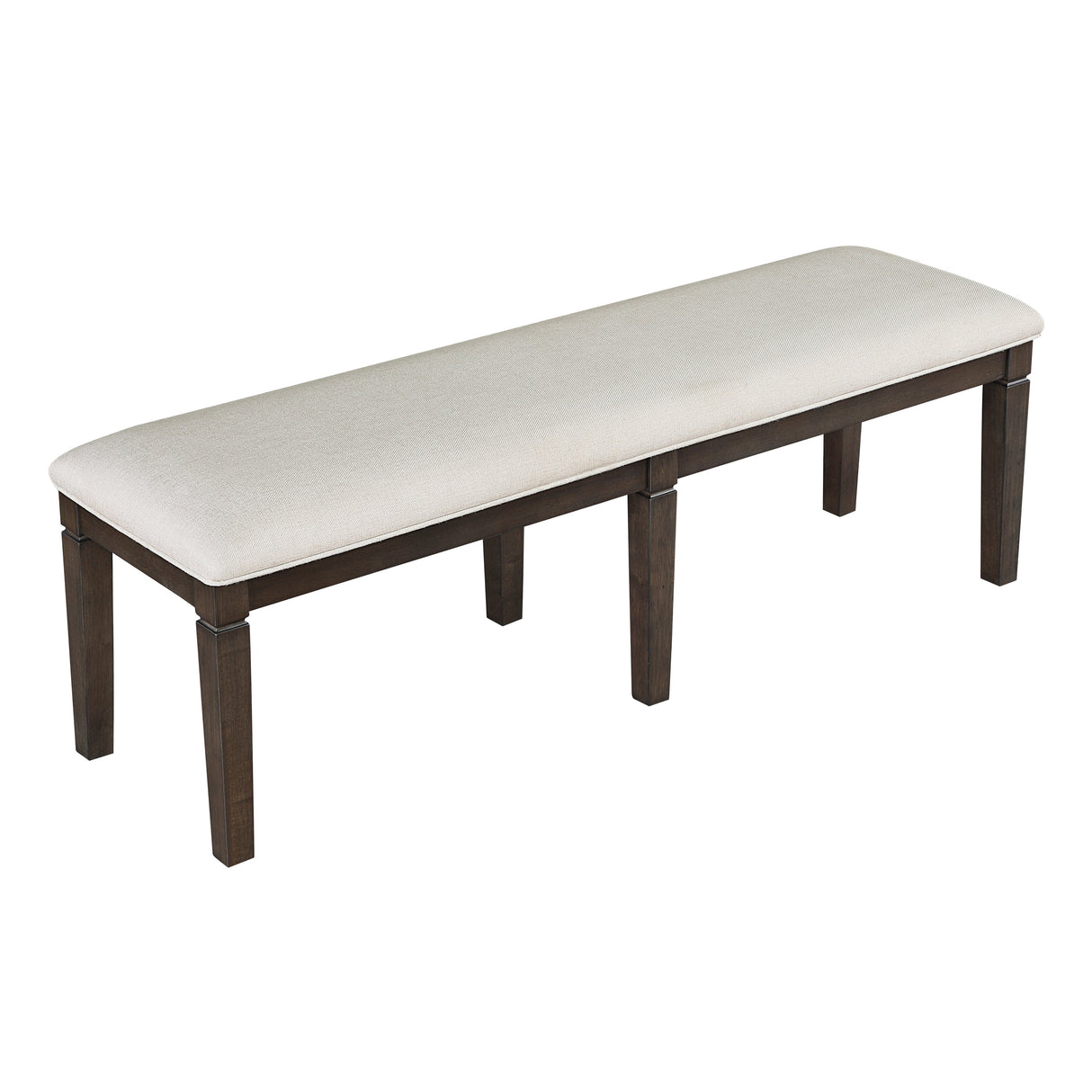 Victoria Dark Espresso/Beige Bench by Homelegance at Eve Furniture