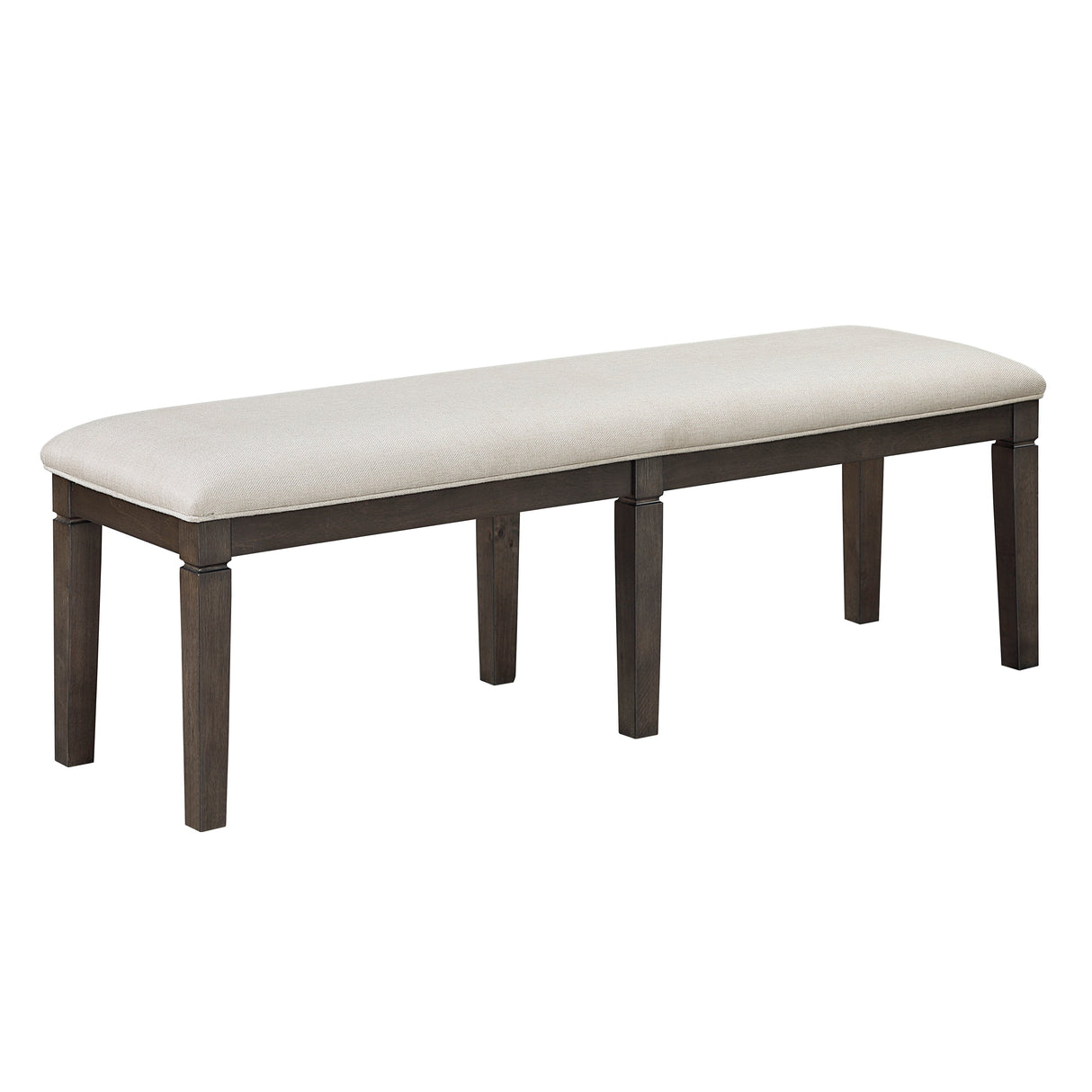 Victoria Dark Espresso/Beige Bench by Homelegance at Eve Furniture