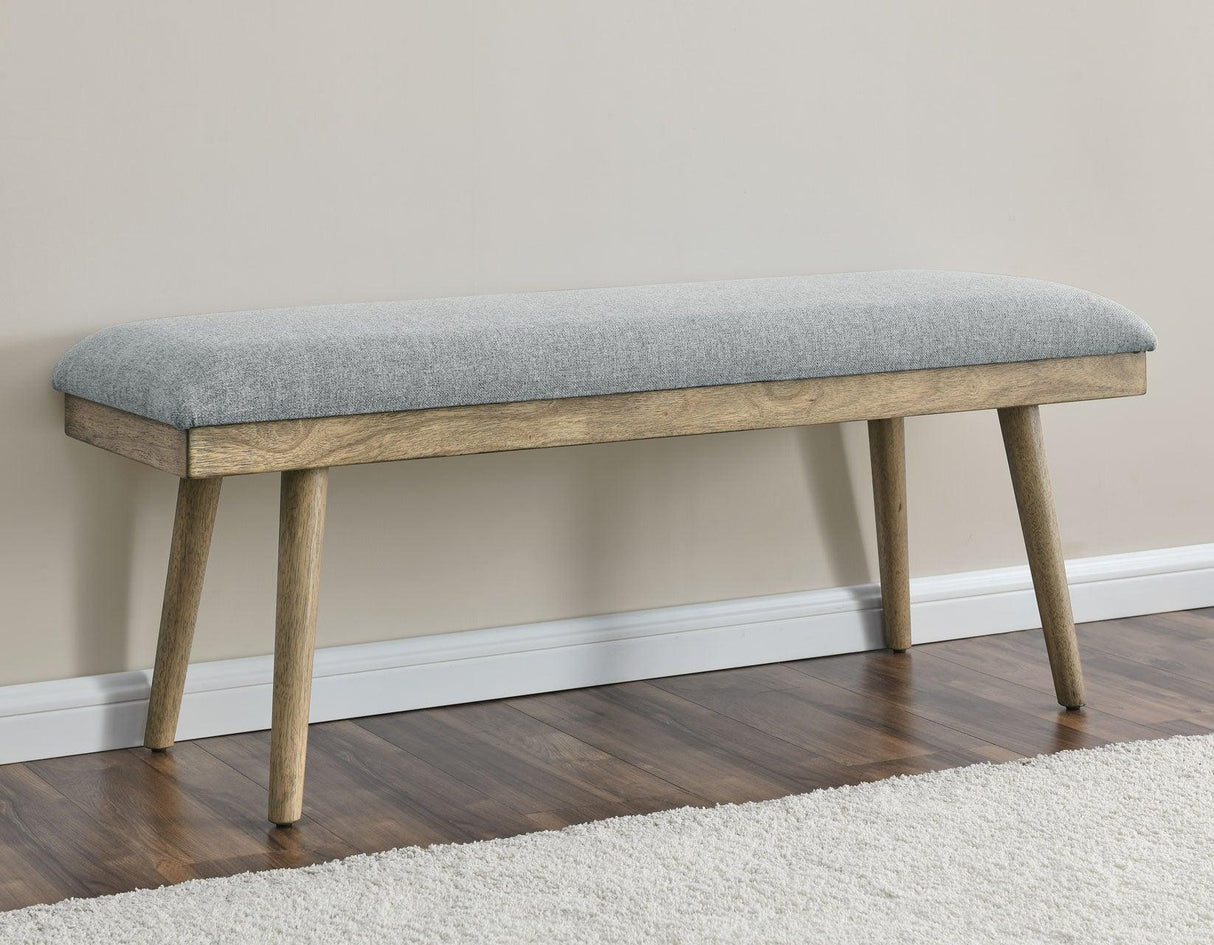Vida Gray Dining Bench by Steve Silver at Eve Furniture