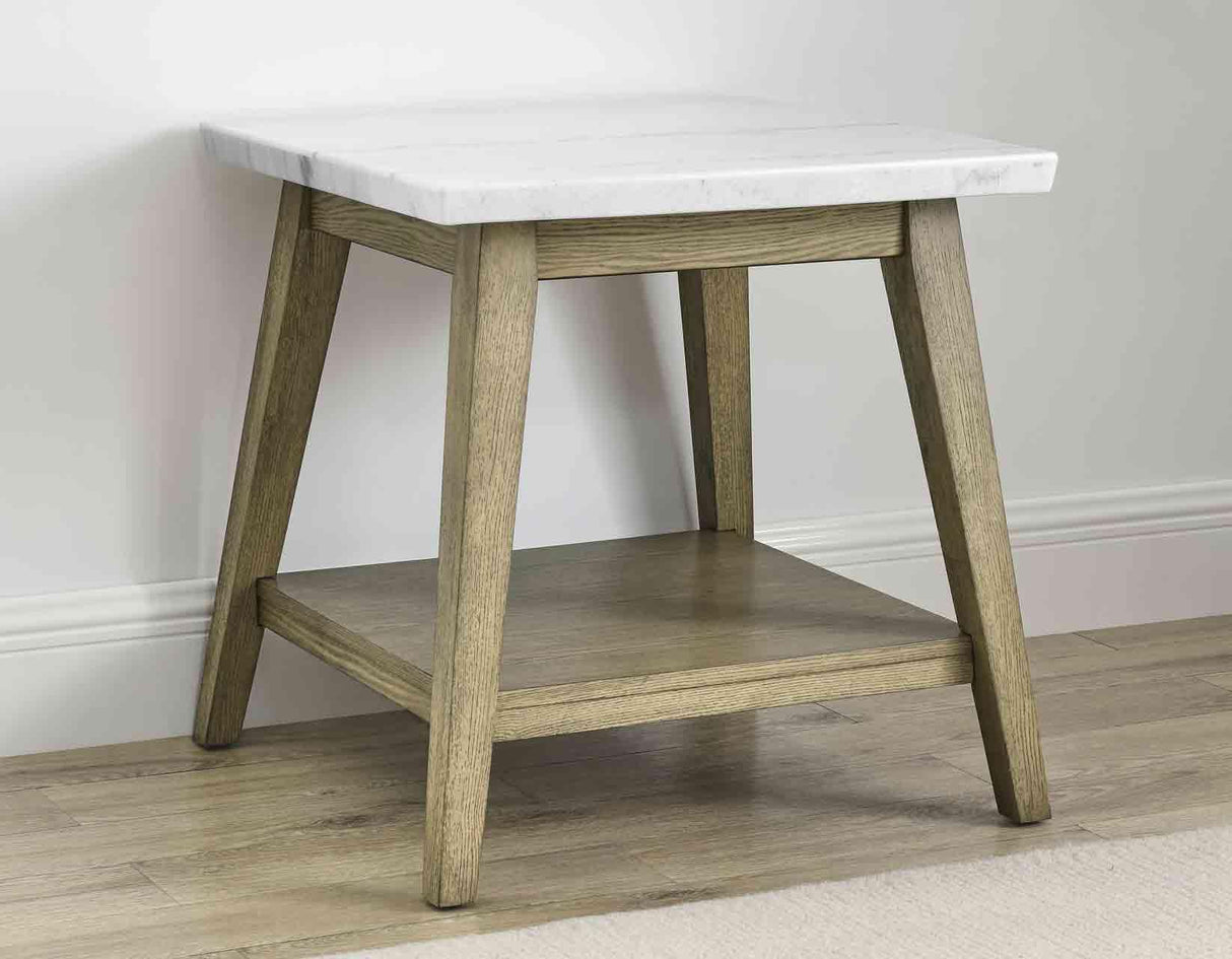 Vida Marble Top End Table by Steve Silver at Eve Furniture