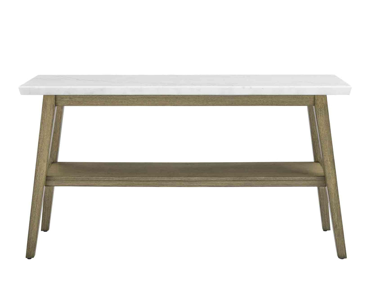 Vida White Marble Top 3-Piece Table Set by Steve Silver at Eve Furniture