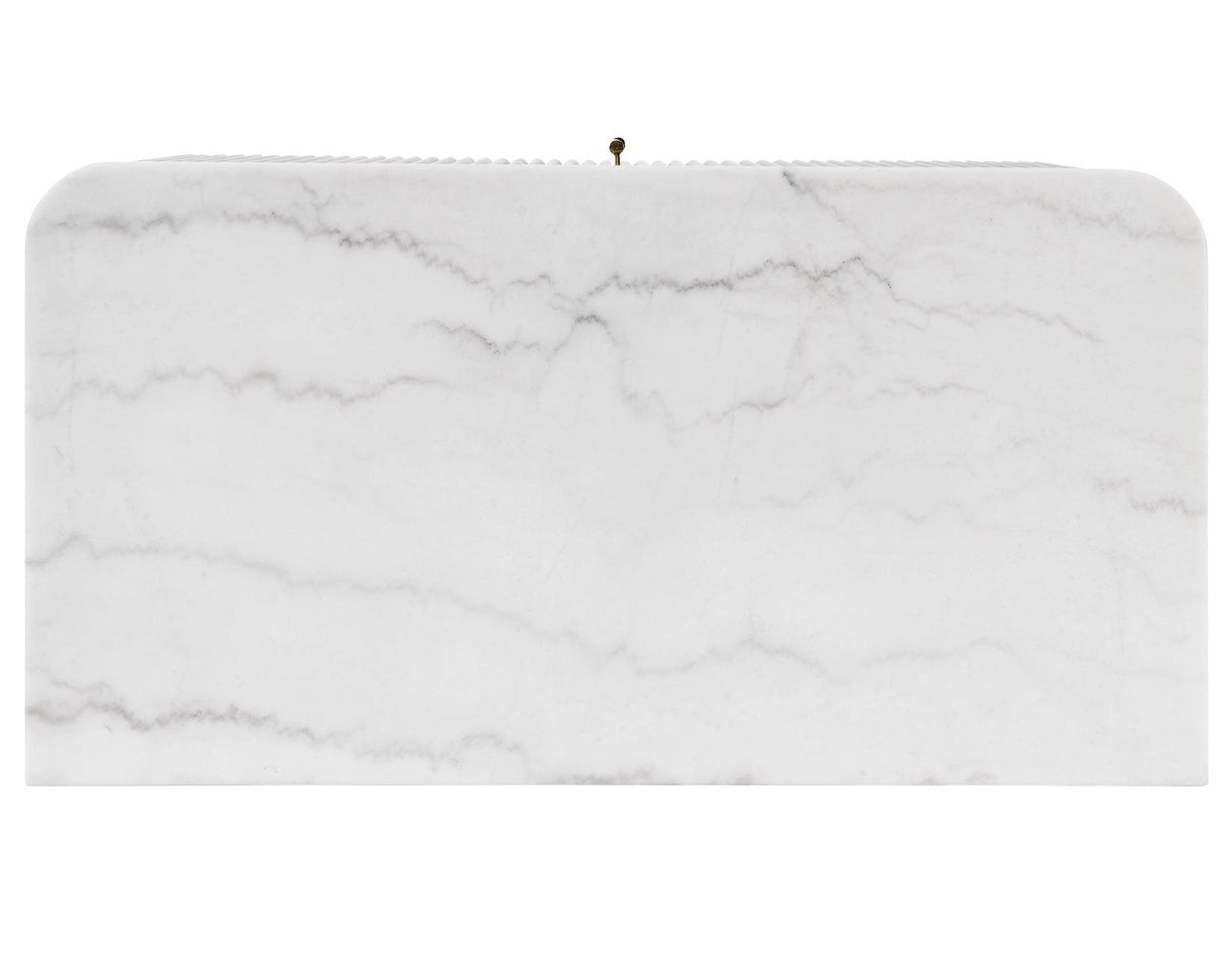 Vida Marble Top WIne Cabinet, Black Finish by Steve Silver at Eve Furniture