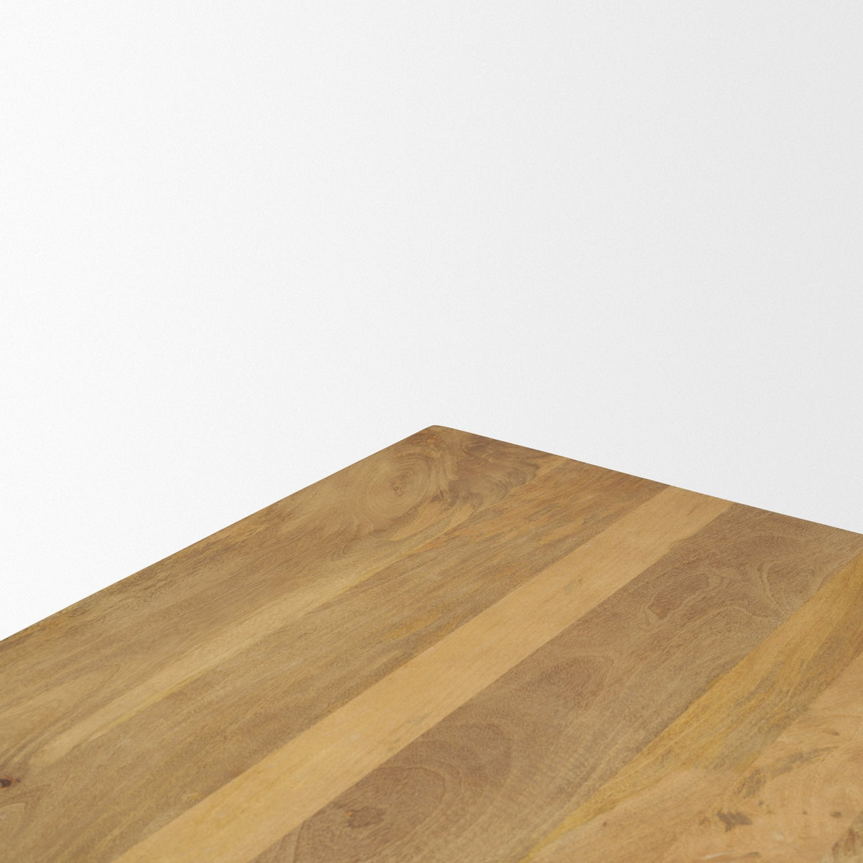 Viktor Light Brown Solid Wood Coffee Table by Mercana at Eve Furniture