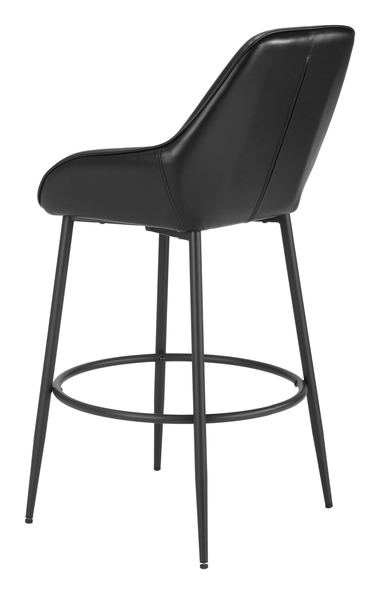 Vila Barstool Black by Zuomod at Eve Furniture