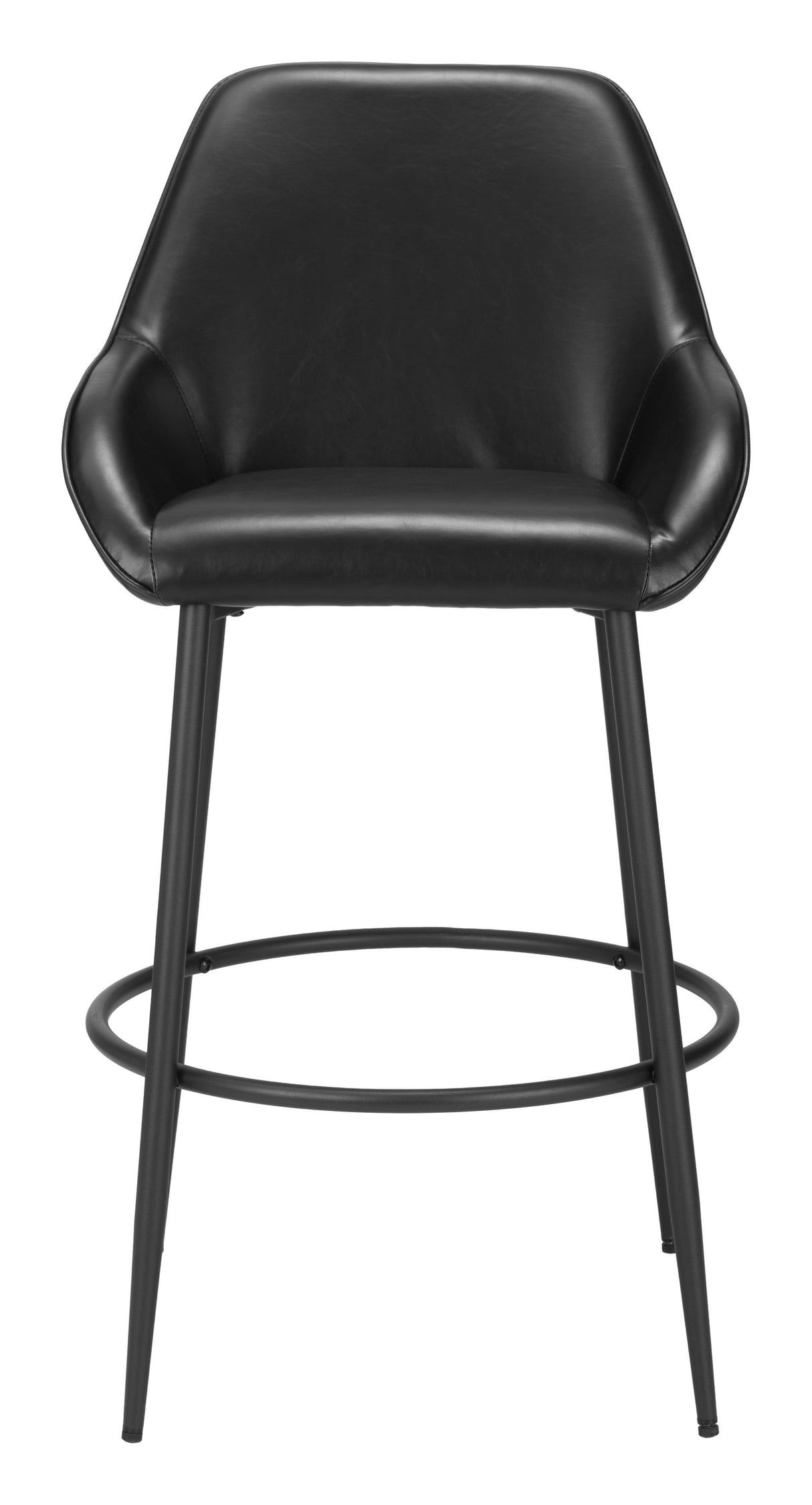 Vila Barstool Black by Zuomod at Eve Furniture