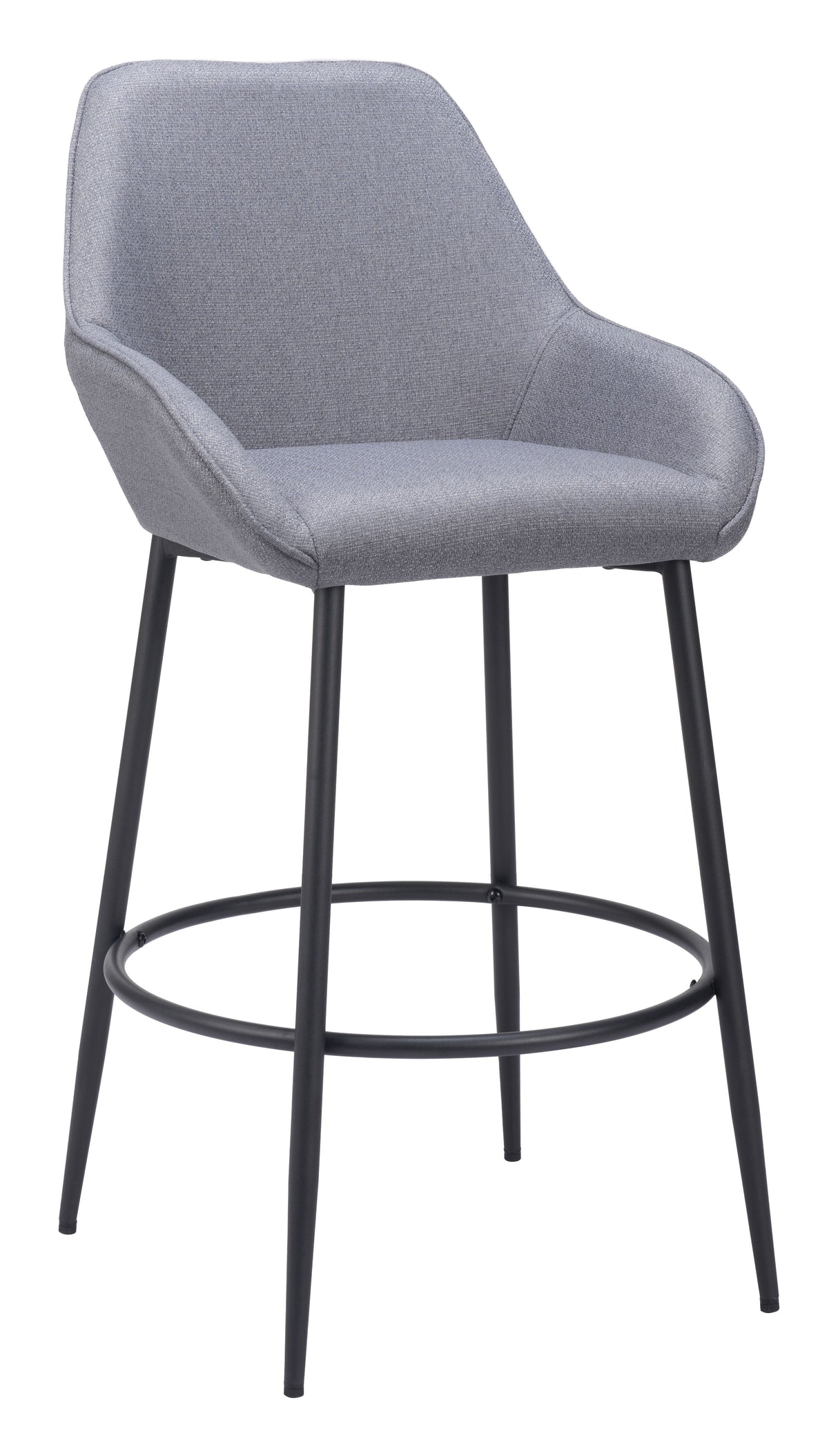 Vila Barstool Gray by Zuomod at Eve Furniture