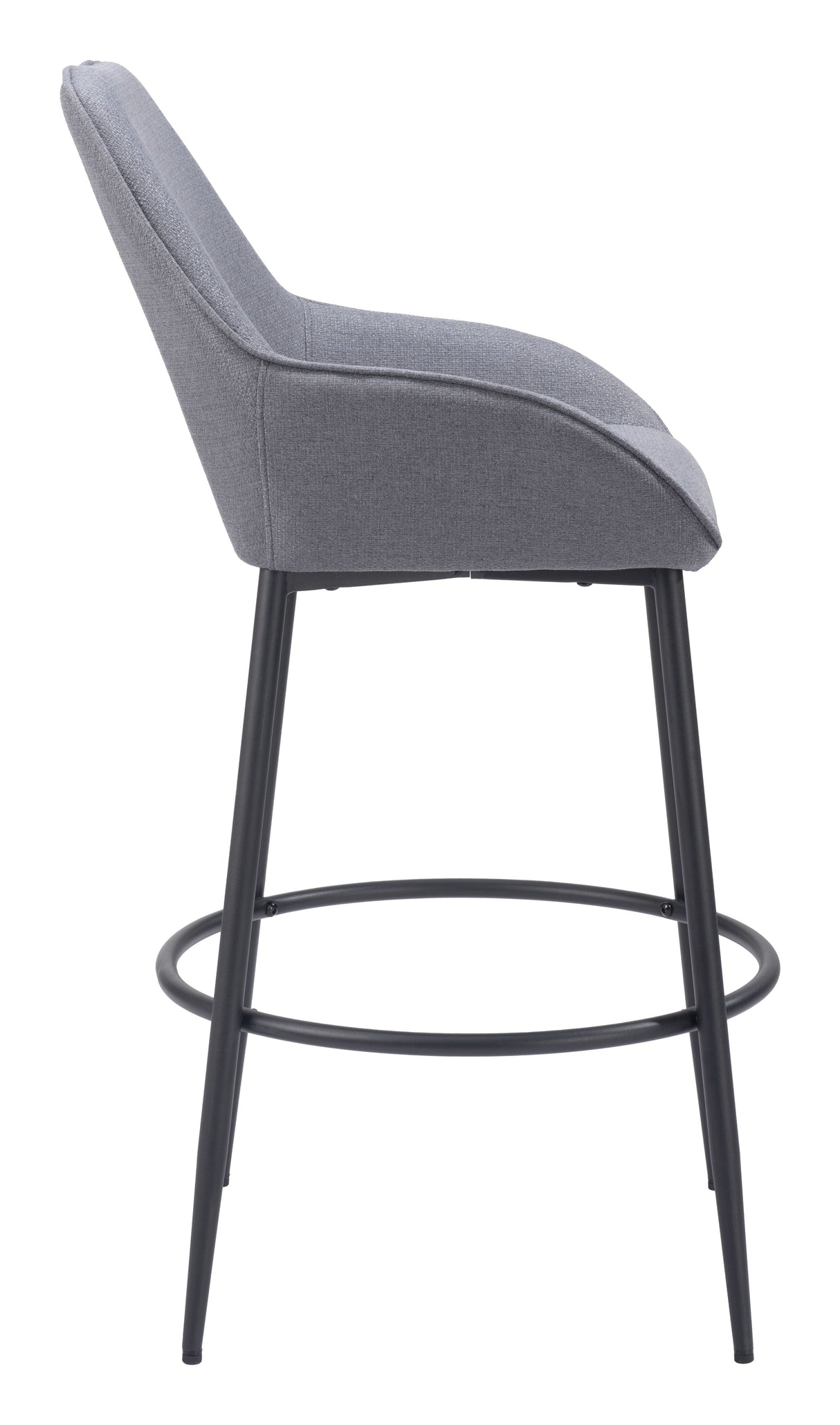 Vila Barstool Gray by Zuomod at Eve Furniture