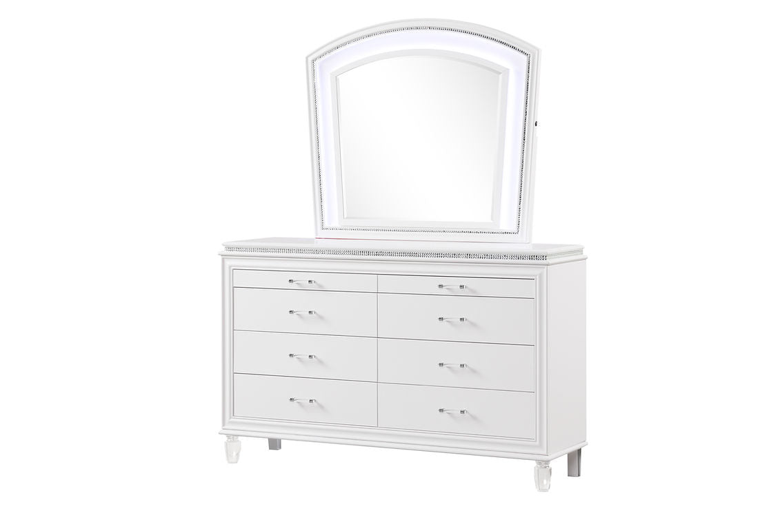 Villa White Bedroom Platform Bedroom Set by New Era Innovations at Eve Furniture