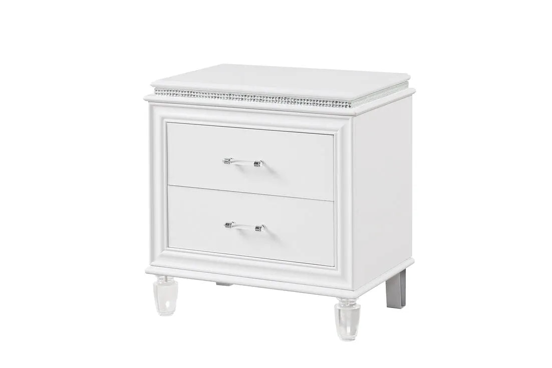 Villa White Bedroom Platform Bedroom Set by New Era Innovations at Eve Furniture