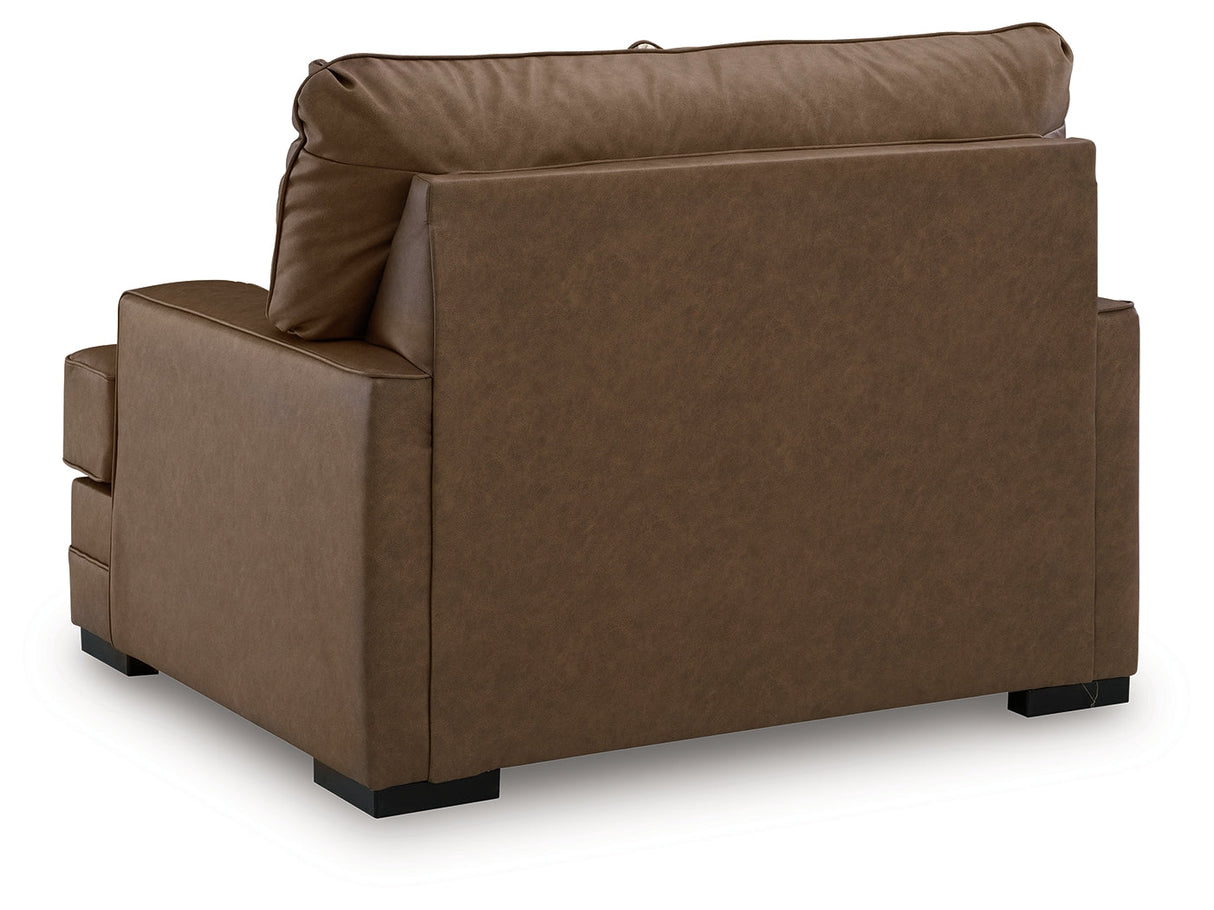 VillaCourt Caramel Oversized Chair by ASHLEY FURNITURE at Eve Furniture