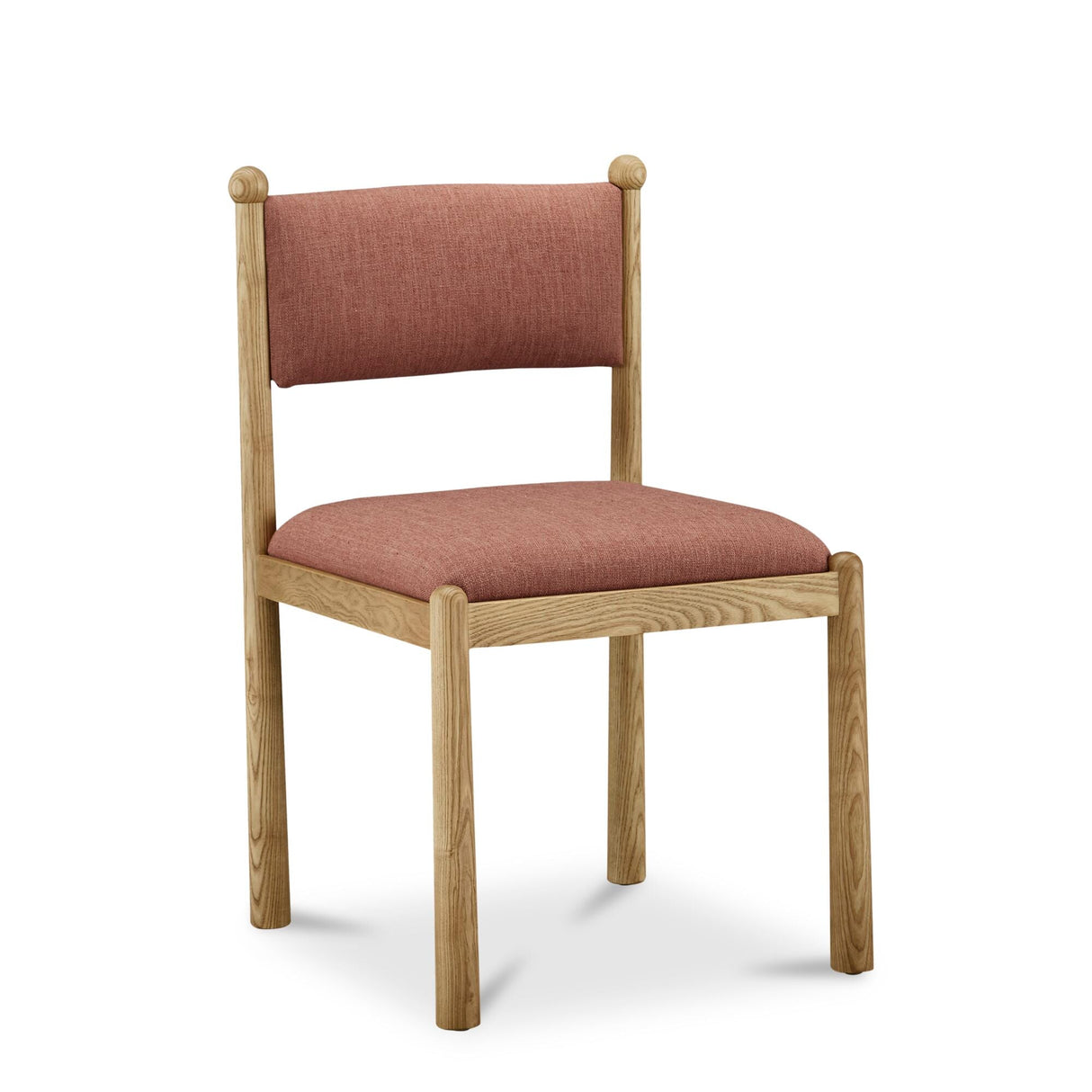 Villetta Deep Pink/Oak Stained Dining Chair (Set of 2) by MOES at Eve Furniture
