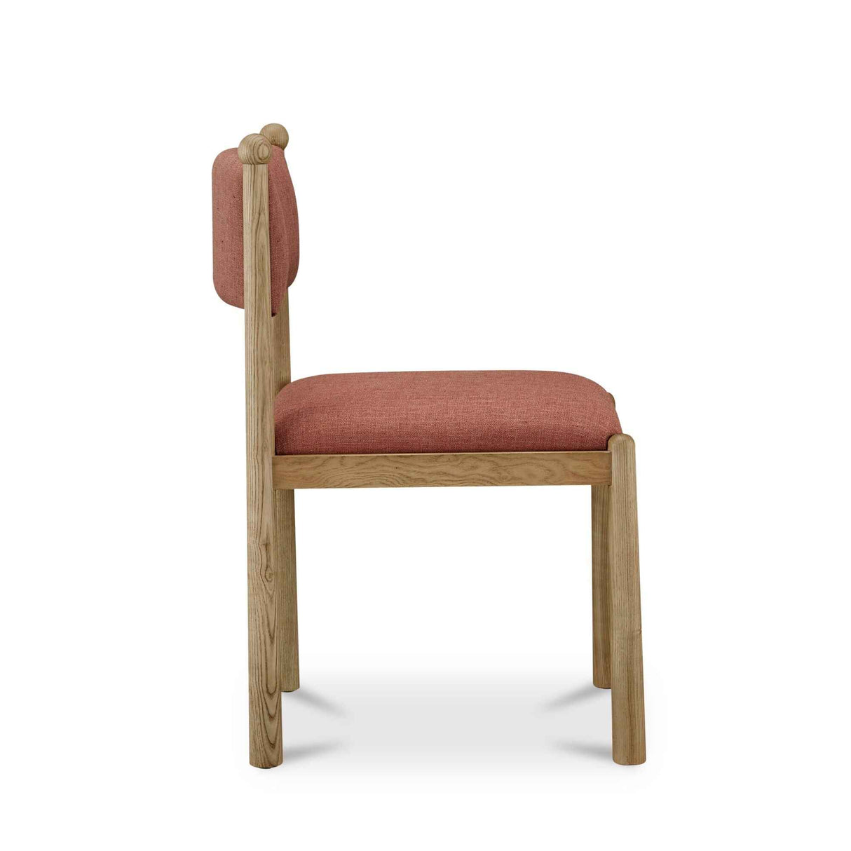 Villetta Deep Pink/Oak Stained Dining Chair (Set of 2)