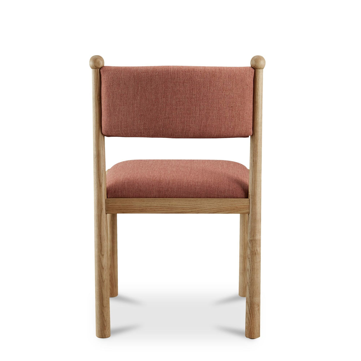 Villetta Deep Pink/Oak Stained Dining Chair (Set of 2) by Moe's Home at Eve Furniture