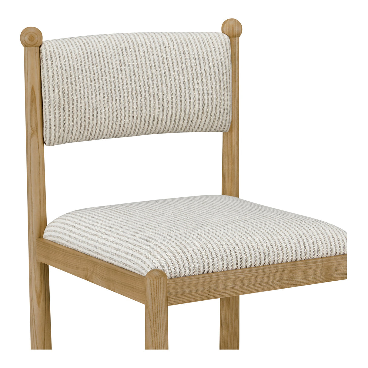 Villetta Stripe/Oak Stained Dining Chair (Set of 2) by MOES at Eve Furniture