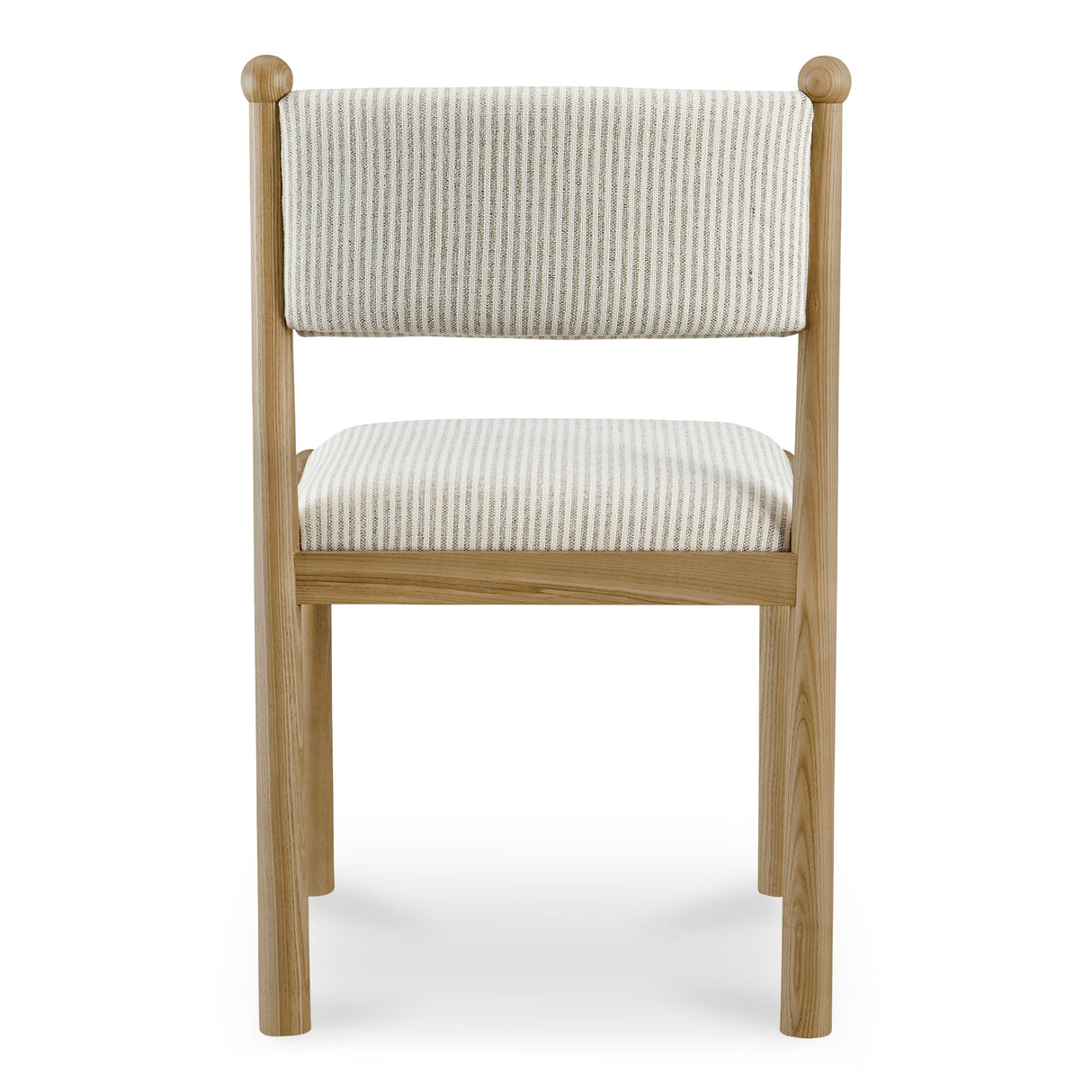 Villetta Stripe/Oak Stained Dining Chair (Set of 2) by Moe's Home at Eve Furniture
