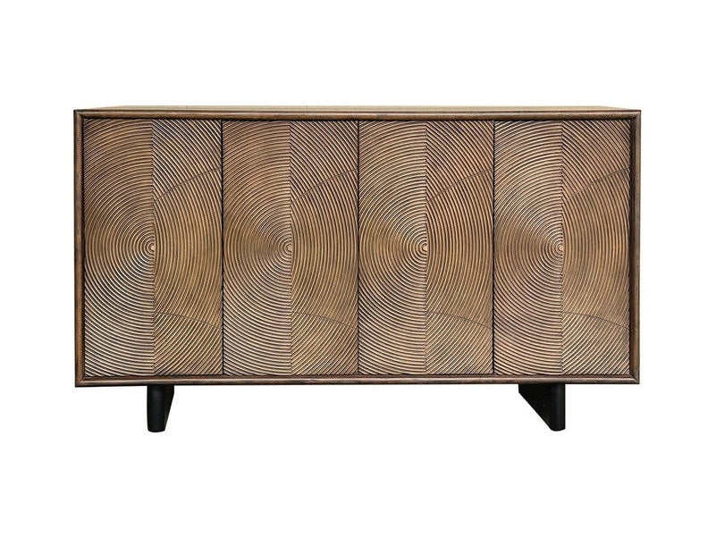 Vincent Brown Four-Door Sideboard by Crestview at Eve Furniture