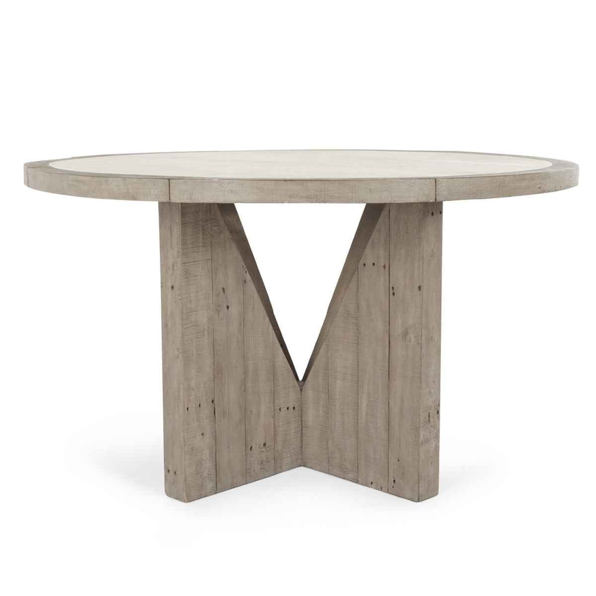 Vincent Distressed Gray Dining Table by Classic Home at Eve Furniture