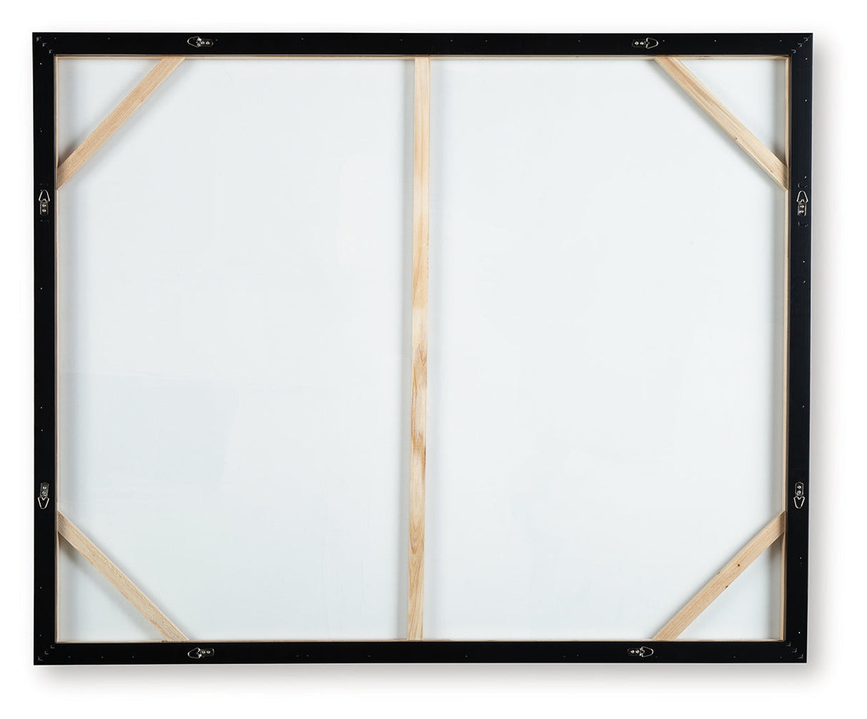 Vinick Green/Gray/White Wall Art by Ashley at Eve Furniture