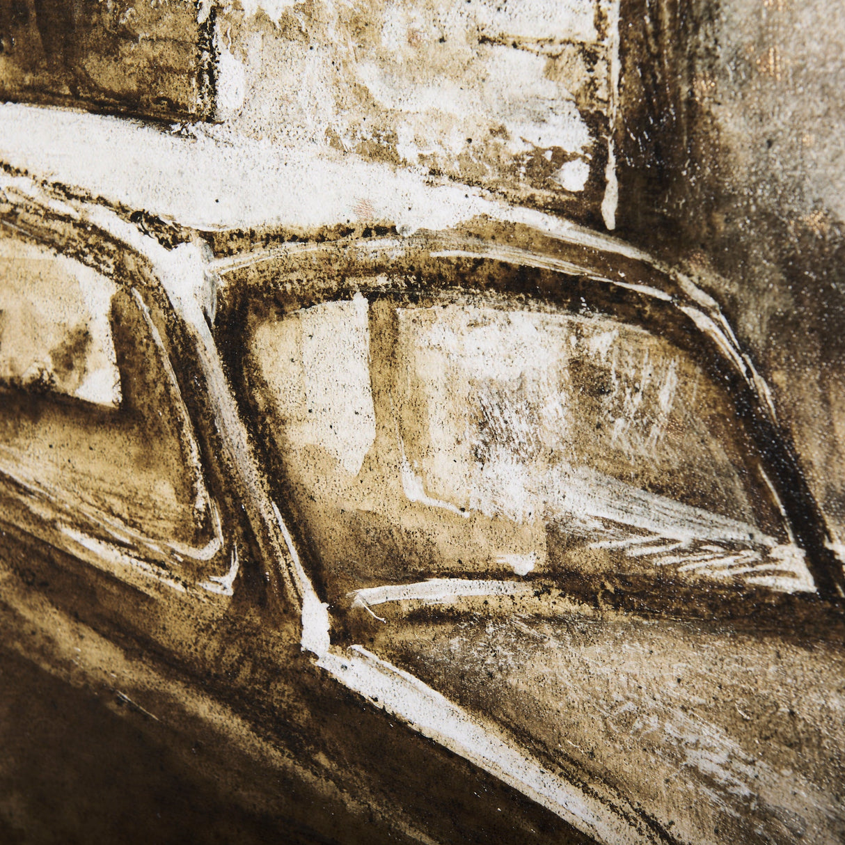 Vintage Car Picture II by Mercana Studio a Hand Embellished Textured Canvas by Mercana at Eve Furniture