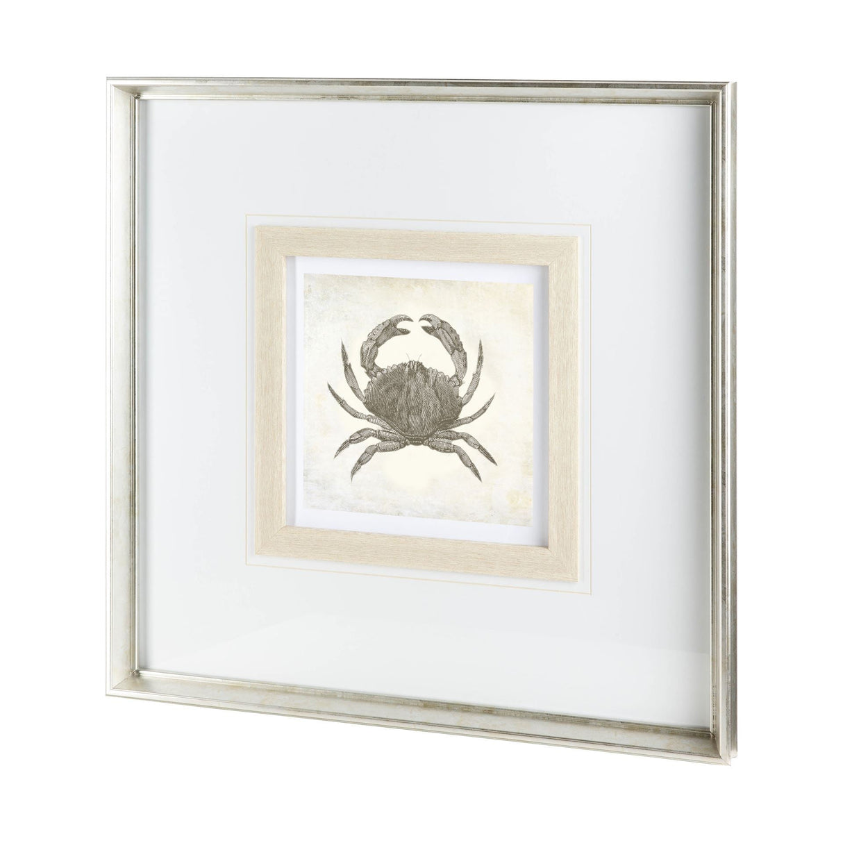 Vintage Crab by Mercana Studio a Framed Art Print Matted under Glass by Mercana at Eve Furniture