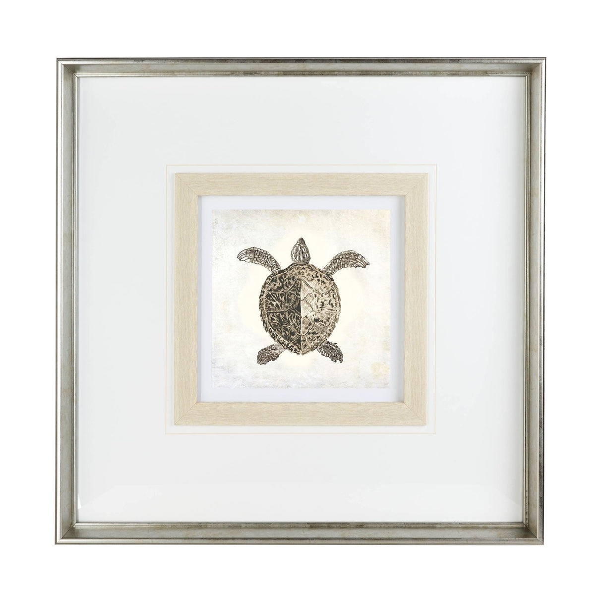 Vintage Sea Turtle by Mercana Studio a Framed Art Print Matted under Glass by Mercana at Eve Furniture