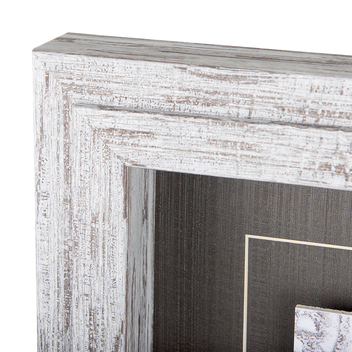 Vintage Tile Collection IV by Mercana Studio a Hand Embellished Textured Framed Art Print by Mercana at Eve Furniture