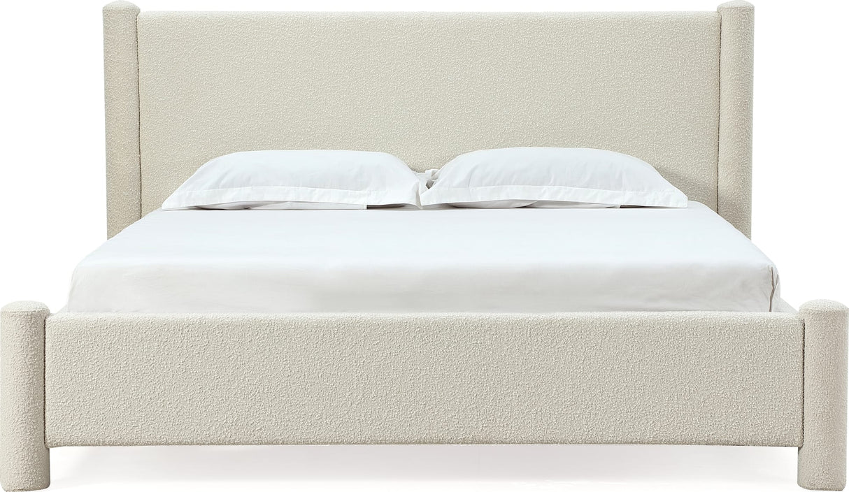 Virgil Burke Cottage Cheese King Upholstered Platform Bed by Modus Furniture at Eve Furniture