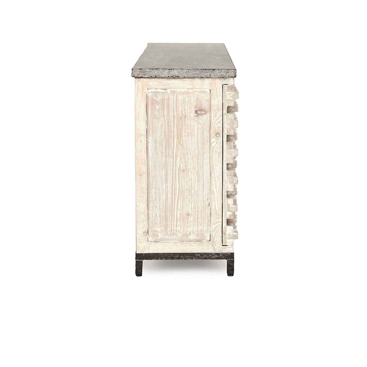 Virginia Timeworn Cream/Blue Stone Sideboard by Classic Home at Eve Furniture