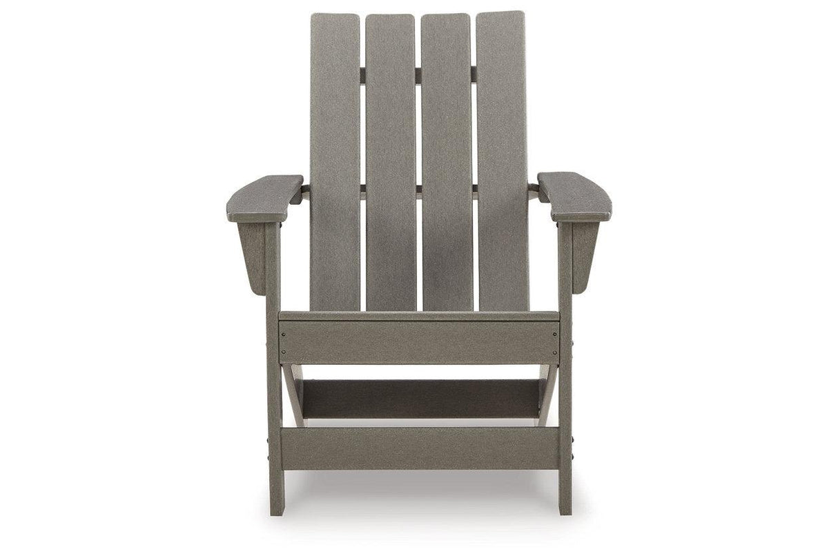 Visola Gray Adirondack Chair by Ashley at Eve Furniture