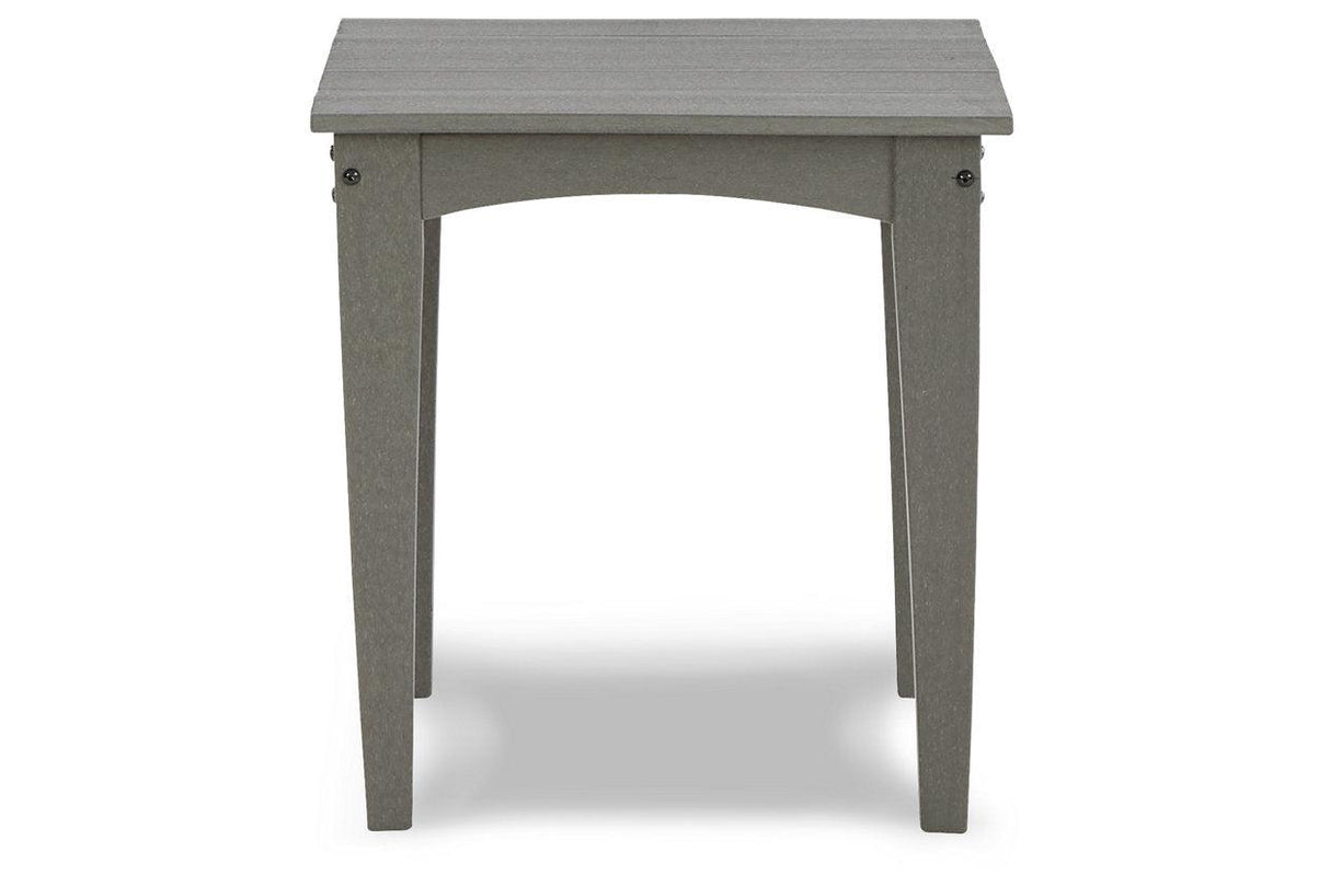 Visola Gray Outdoor End Table by Ashley at Eve Furniture