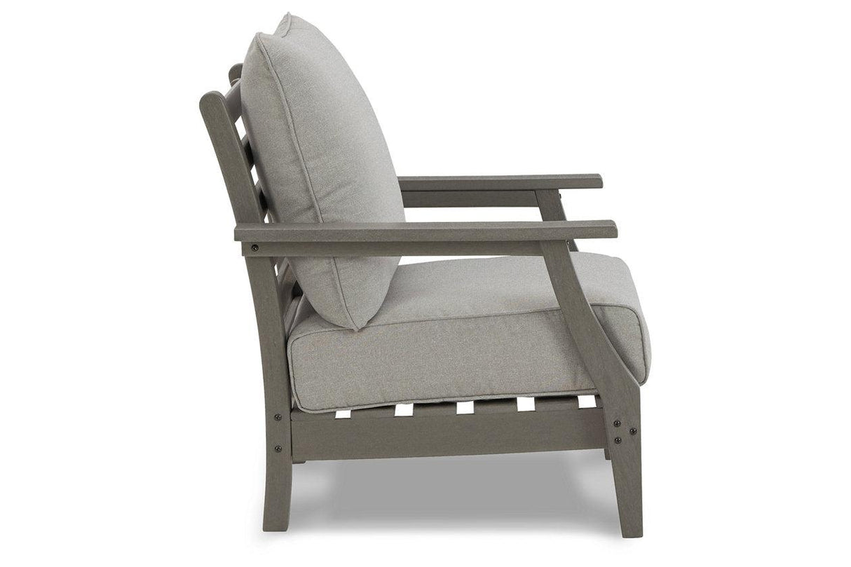 Visola Gray Outdoor Lounge Chair (Set of 2) by Ashley at Eve Furniture