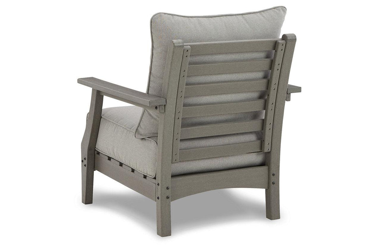 Visola Gray Outdoor Lounge Chair (Set of 2) by Ashley at Eve Furniture