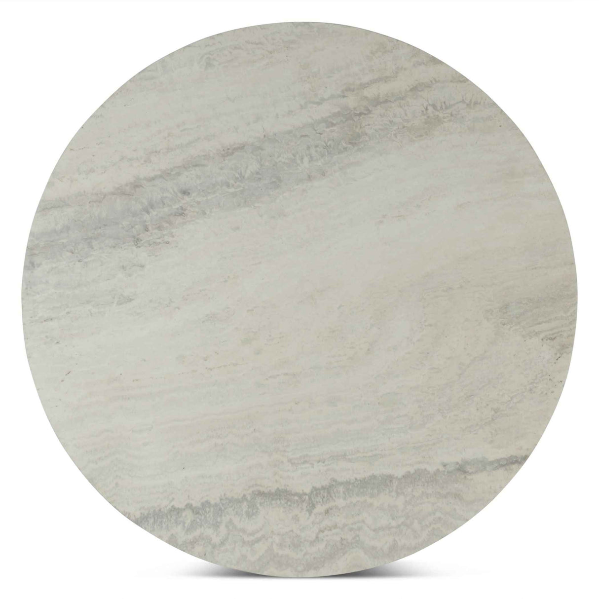 Vista 36" Coffee Table with White Travertine and Light Base by Home Trends & Design at Eve Furniture