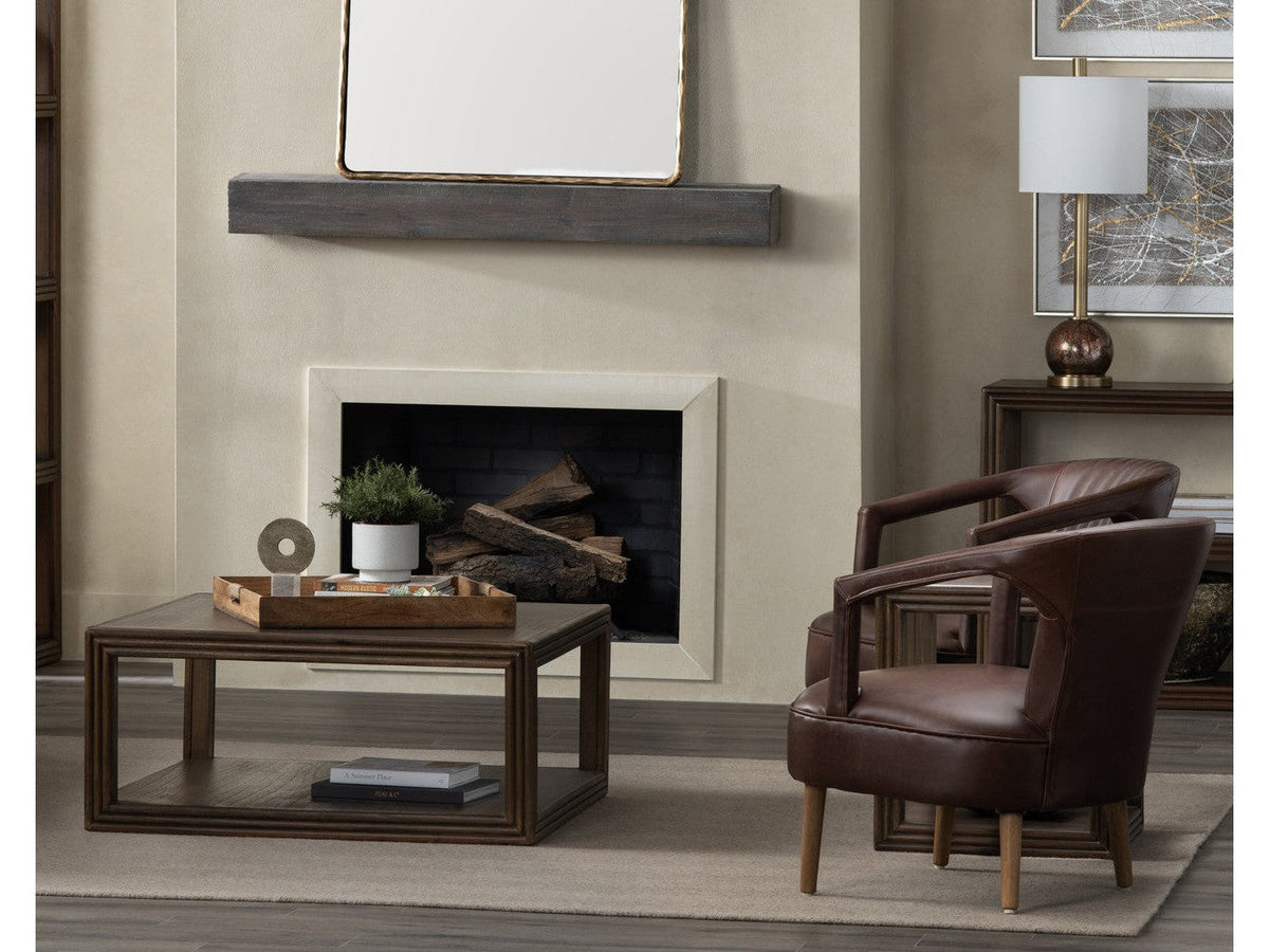 Vista Brown Cocktail Table by Crestview at Eve Furniture