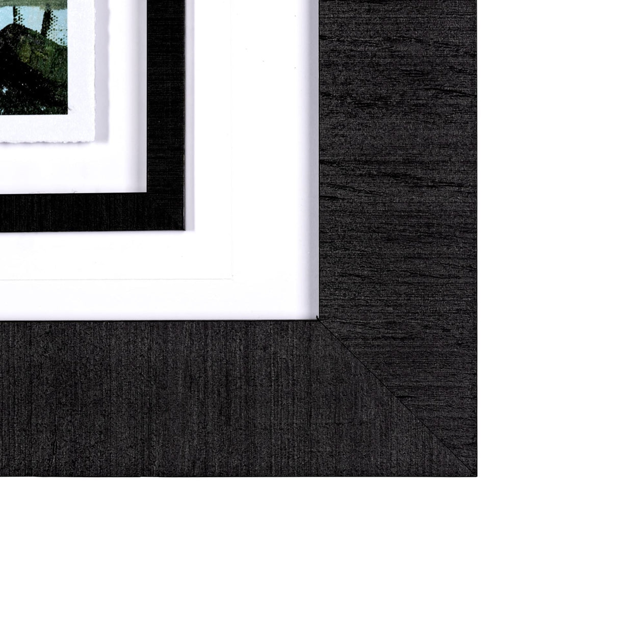 Vista I by Mercana Studio a Hand Embellished Textured Framed Art Print Matted under Glass by Mercana at Eve Furniture