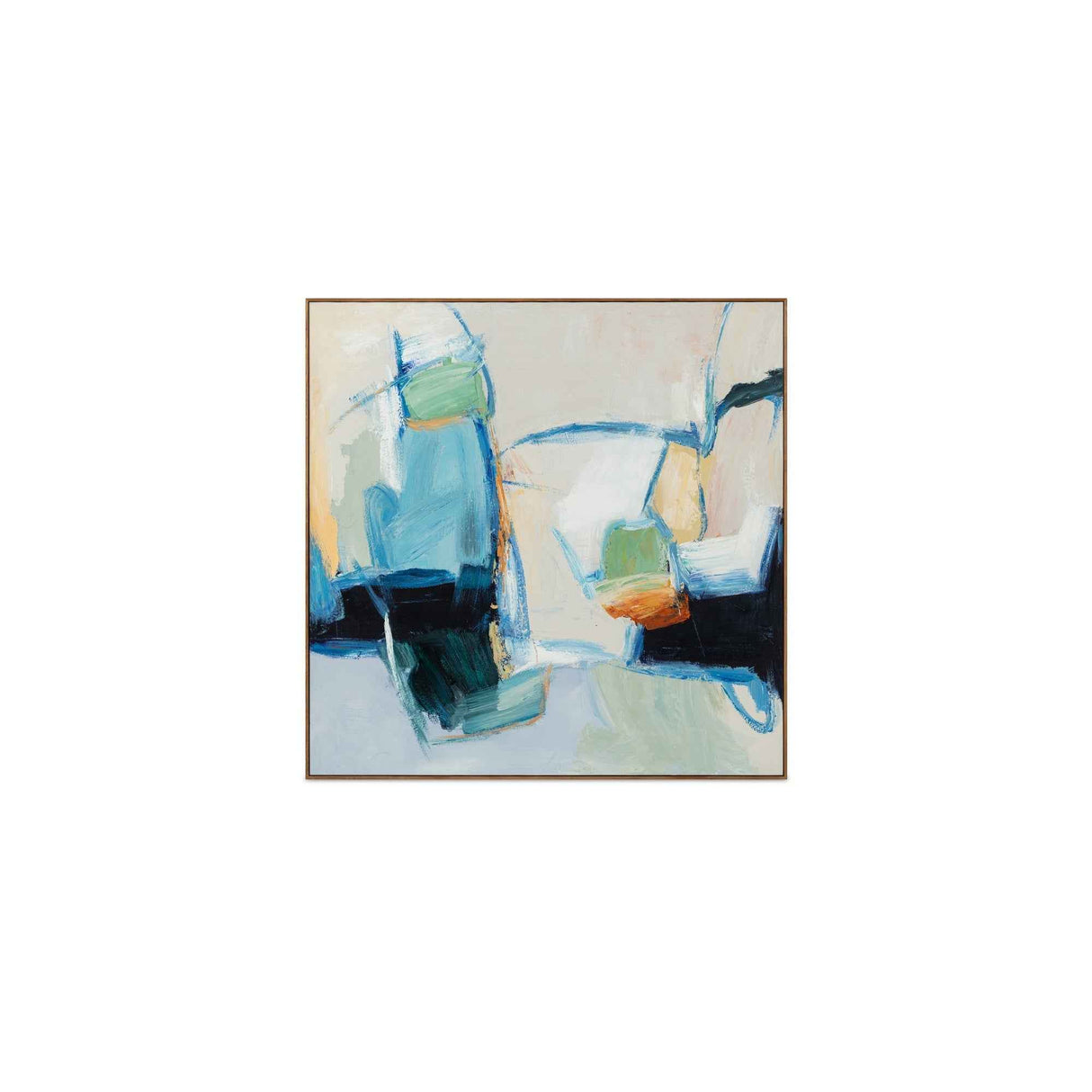 Vitality Multicolor Framed Painting by Moe's Home at Eve Furniture