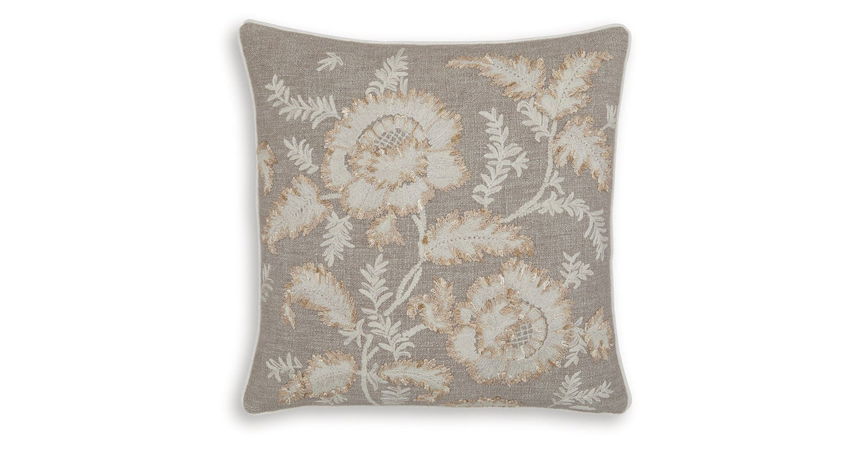 Viveka Brown/Beige Pillow (Set of 4) by ASHLEY FURNITURE at Eve Furniture